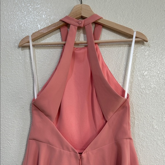 NBD REVOLVE Women’s Leo Blush Mini Halter Dress Sz Small New - Picture 5 of 11